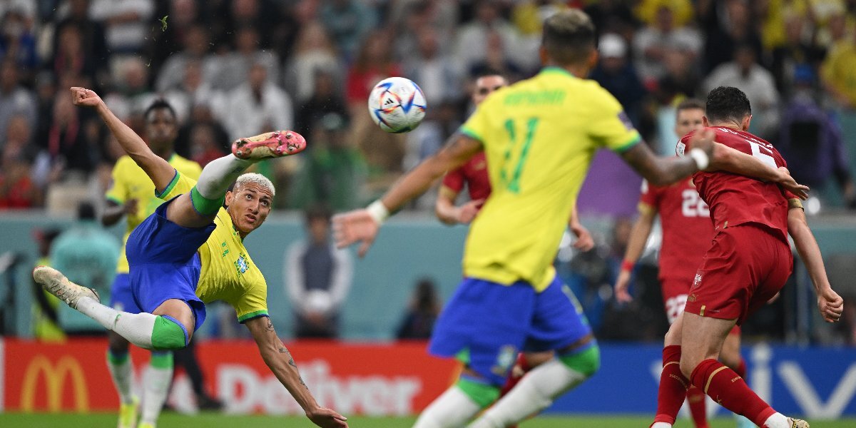Ришарлисон признан лучшим игроком матча Бразилия — Сербия по версии подписчиков Telegram-канала «Матч ТВ»
