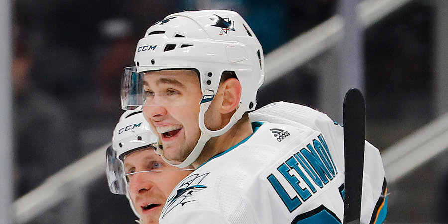 «Сан-Хосе» победил «Эдмонтон», Летунов забросил первую шайбу в НХЛ
