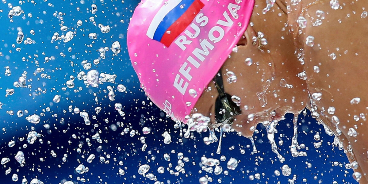 Ефимова заняла второе место на дистанции 100 метров брассом на чемпионате России