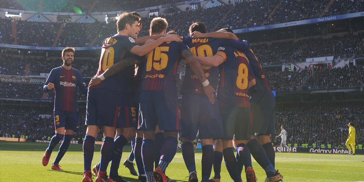 «Барселона» крупно победила в Мадриде и увеличила отрыв от «Реала» до 14 очков