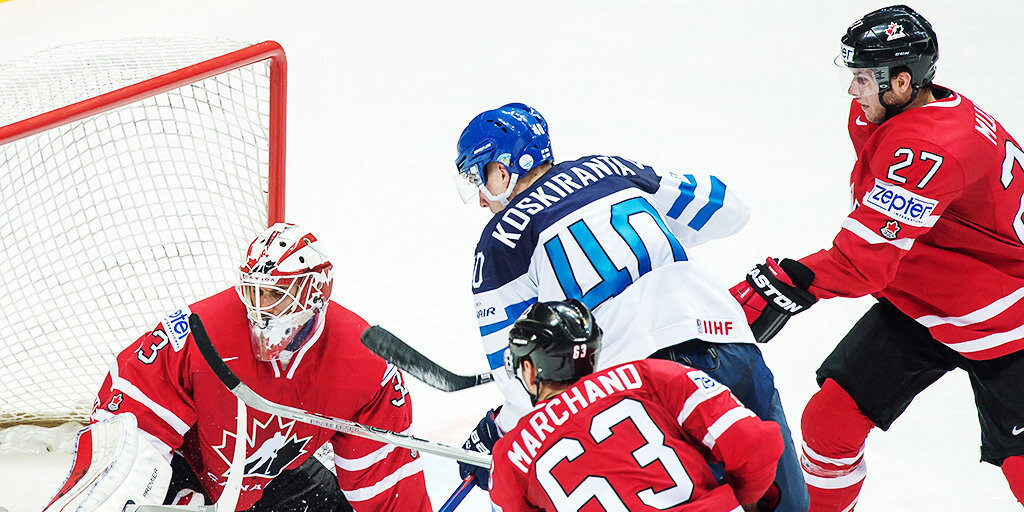 Канада легко обыгрывает Финляндию