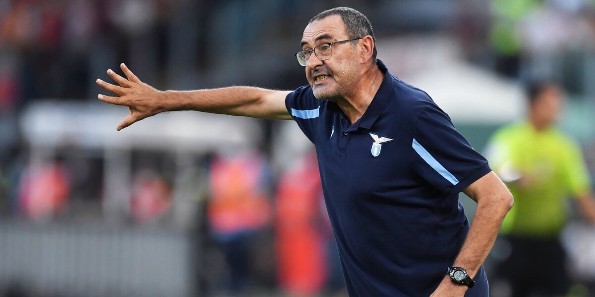 Главный тренер «Лацио» Сарри появился на пресс-конференции лишь час спустя после разгромного поражения