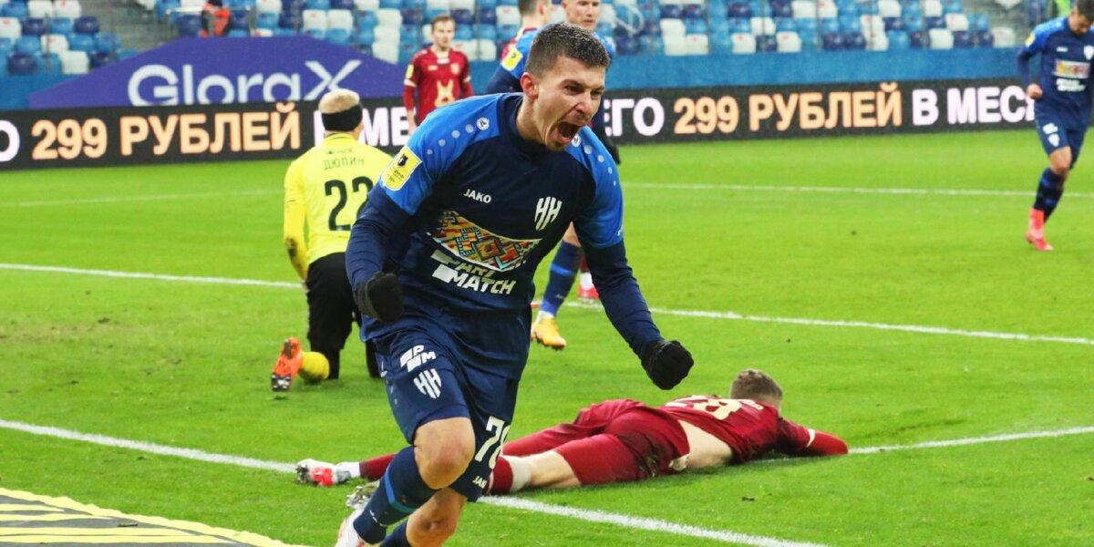 Оформивший дубль Калинский признан лучшим игроком матча «Нижний Новгород» — «Рубин»