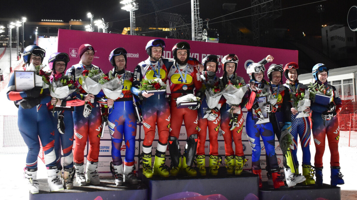Сборная Сахалинской области выиграла этап Кубка России по горнолыжному спорту