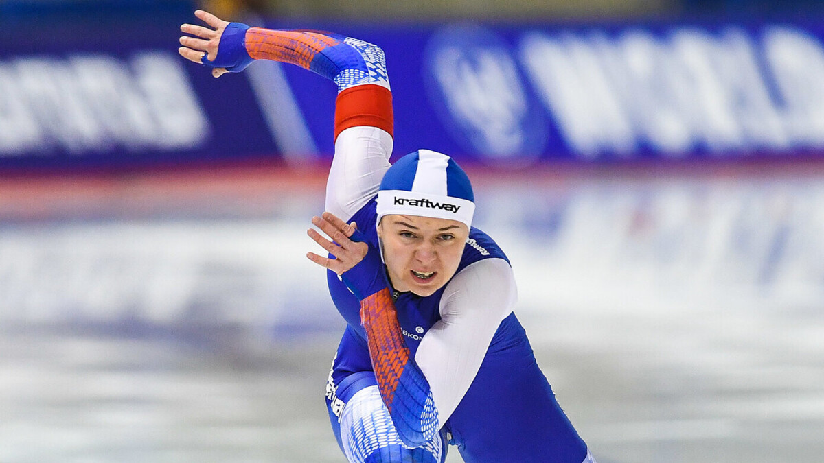 Конькобежка Качанова выиграла второе золото Спартакиады сильнейших, одержав победу на дистанции 1000 метров