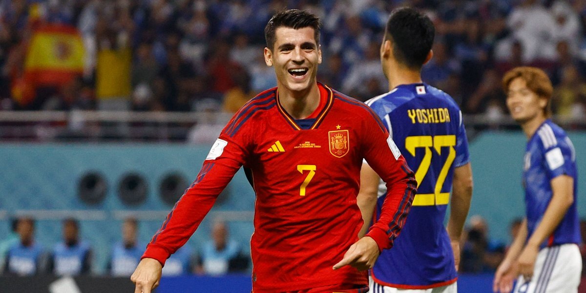 Япония — Испания — 0:1: Мората вывел вперед испанцев на 12-й минуте матча ЧМ-2022. Видео