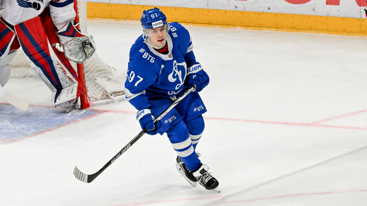 Форвард «Динамо» Никита Гусев установил личный рекорд результативности за сезон КХЛ