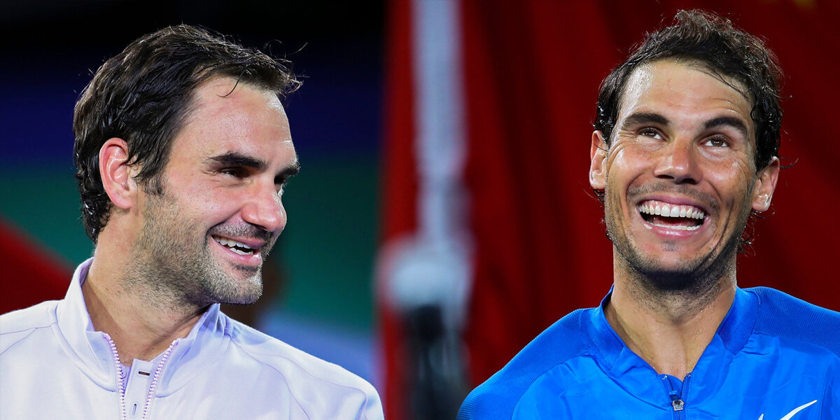 «Наши идеи часто совпадают». Надалю и Федереру больше не нужны тренеры, теперь они помогают друг другу (видео)