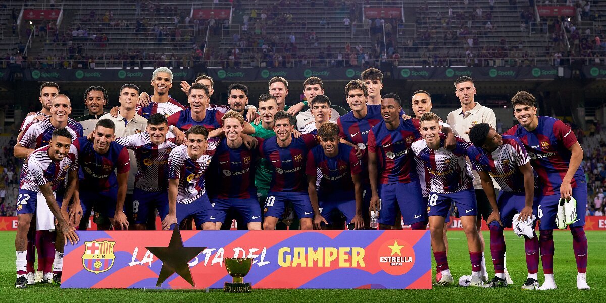 «Барселона» вырвала победу у «Тоттенхэма» и выиграла Кубок Жоана Гампера