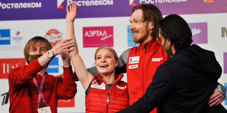 Тарасова и Морозов стали трехкратными чемпионами России