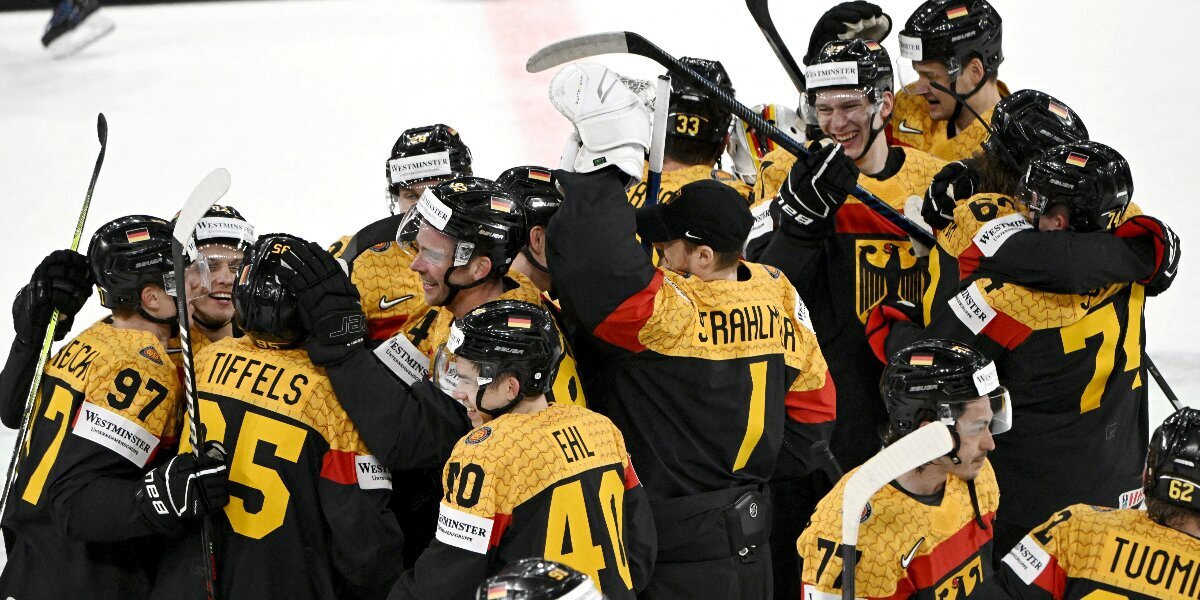 Сборная Германии по хоккею в овертайме обыграла американцев и вышла в финал чемпионата мира
