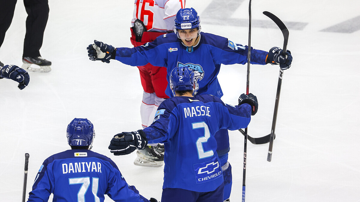 «Барыс» в овертайме обыграл «Спартак» в матче КХЛ