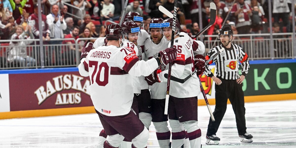 Сборная Латвии обыграла непобедимых до этого швейцарцев на ЧМ-2023 по хоккею и вышла в плей-офф