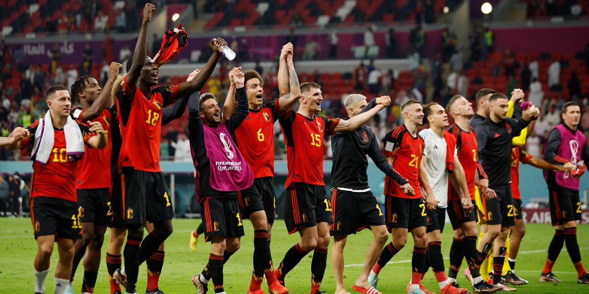 Сборная Бельгии повторила достижение команды Бразилии по количеству побед подряд в матчах группового этапа ЧМ