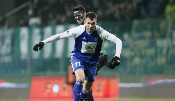 Комличенко забил 26-й гол за «Младу Болеслав» и установил рекорд Чехии
