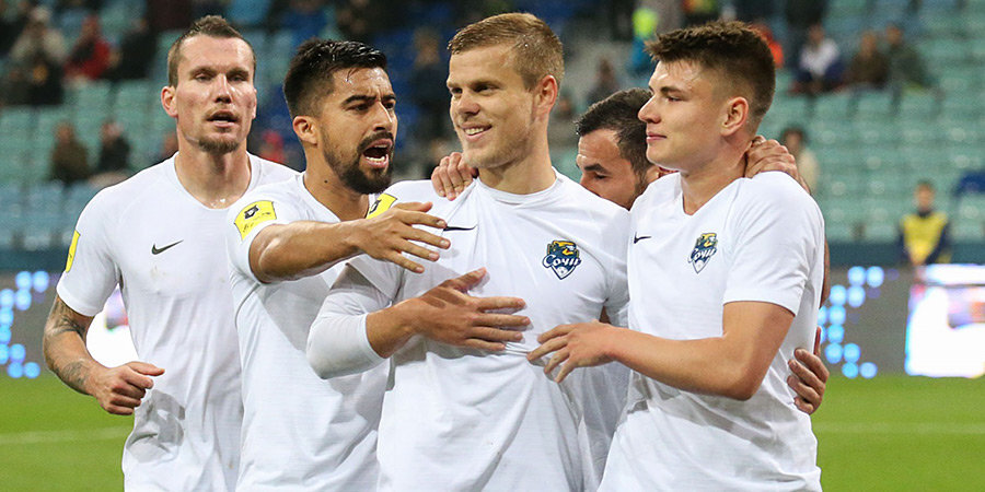 Кокорин признан лучшим игроком матча «Сочи» — «Краснодар»