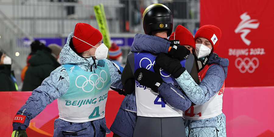 Матыцин назвал историческим серебро российских летающих лыжников на Олимпиаде