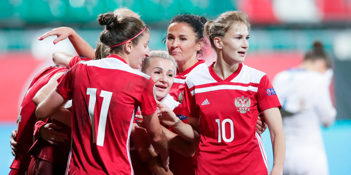 Женская сборная России обыграла Косово, забив три мяча за шесть минут