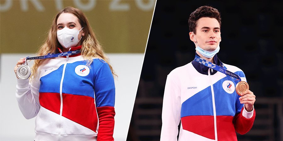 У России две медали — серебро Галашиной в стрельбе и бронза Артамонова в тхэквондо. Итоги первого дня Игр в Токио