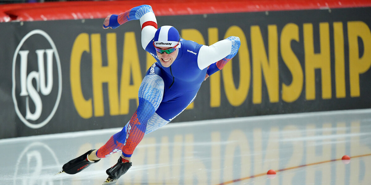 Россиянин Муштаков выиграл 500-метровку с рекордом катка на этапе Кубка мира в Японии