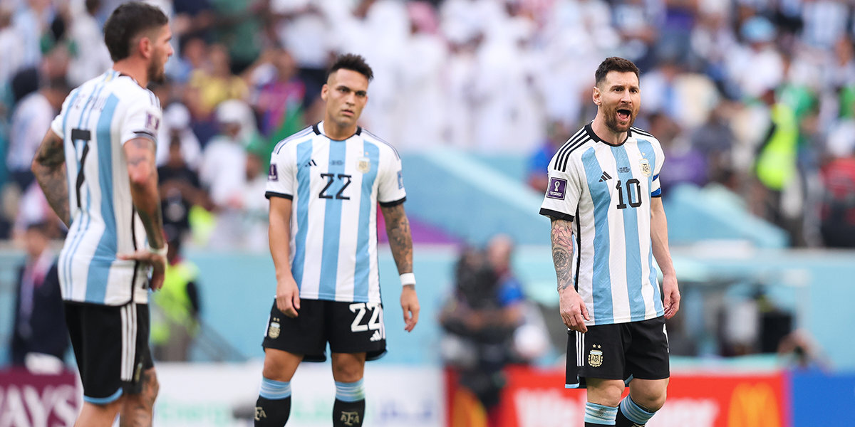 Сборная Аргентины проиграла стартовый матч чемпионата мира впервые с 1990 года