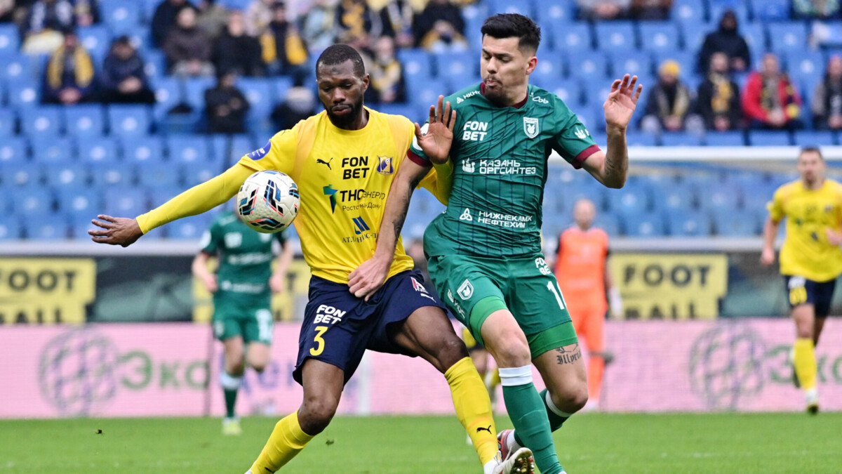 «Ростов» и «Рубин» не открыли счет в первом тайме матча РПЛ