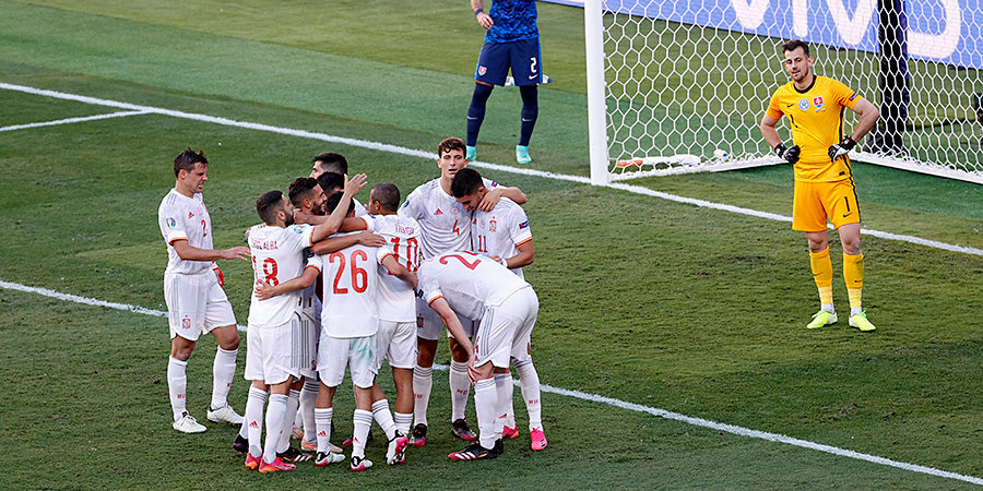 Испания разгромила Словакию и вышла в 1/8 финала Евро