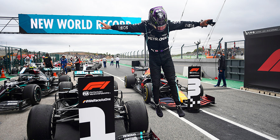 Хэмилтон побил рекорд Шумахера, одержав на Гран-при Португалии 92-ю победу в «Формуле-1»