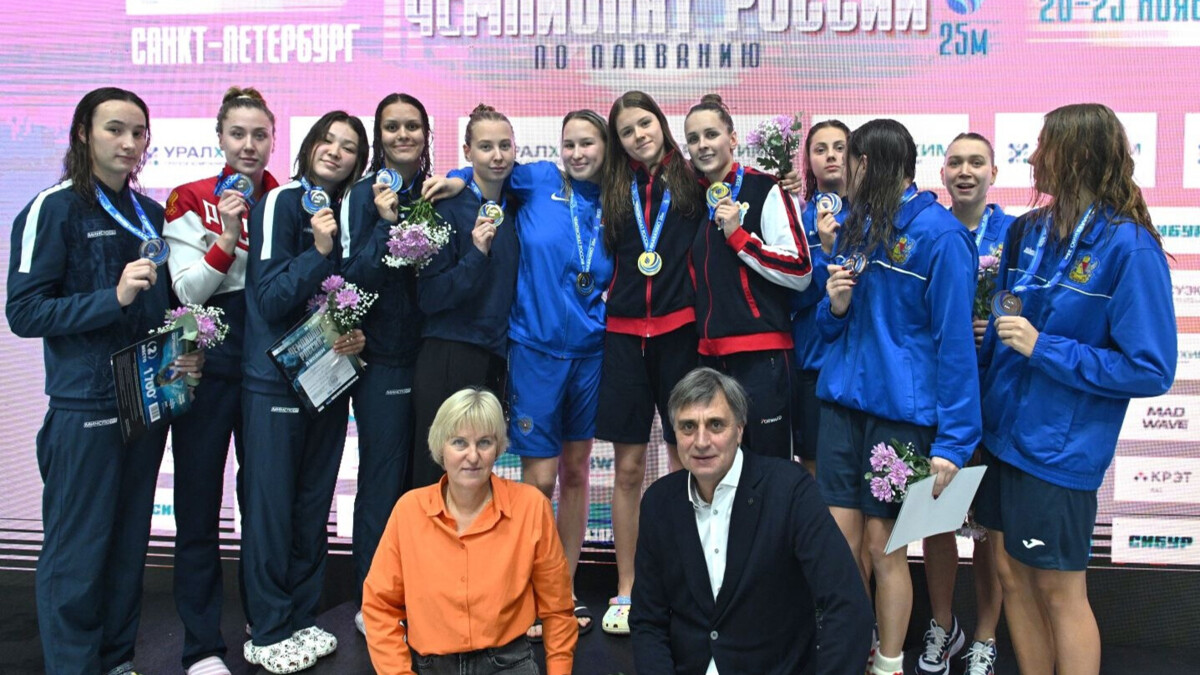 Пловчихи из Санкт‑Петербурга победили на чемпионате России в эстафете 4×50 м вольным стилем