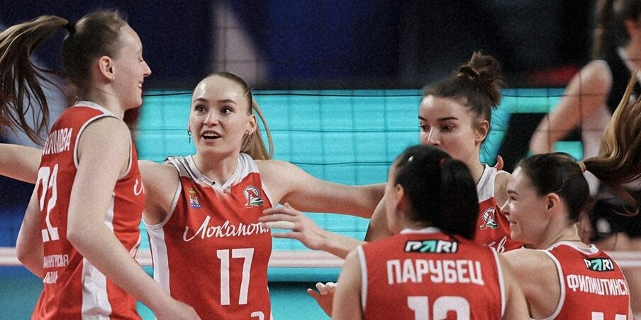 Волейболистки «Локомотива» победили «Протон» во втором матче полуфинальной серии Суперлиги