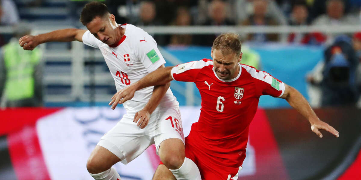 Сербия на последних минутах проиграла Швейцарии