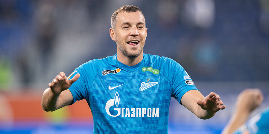 Дзюба признан лучшим игроком матча «Зенит» – «Нижний Новгород»