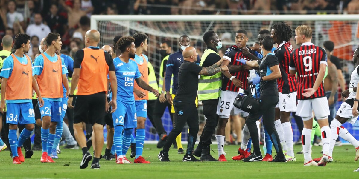 «Ницца» выступила с заявлением по поводу инцидента в матче с «Марселем»