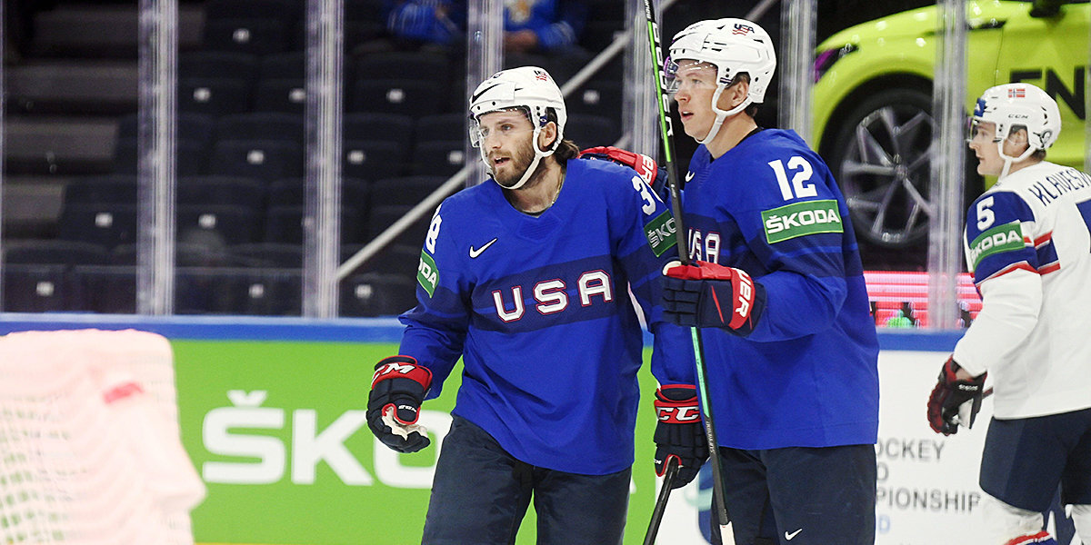 Сборная США обыграла Норвегию в матче чемпионата мира по хоккею — 2022