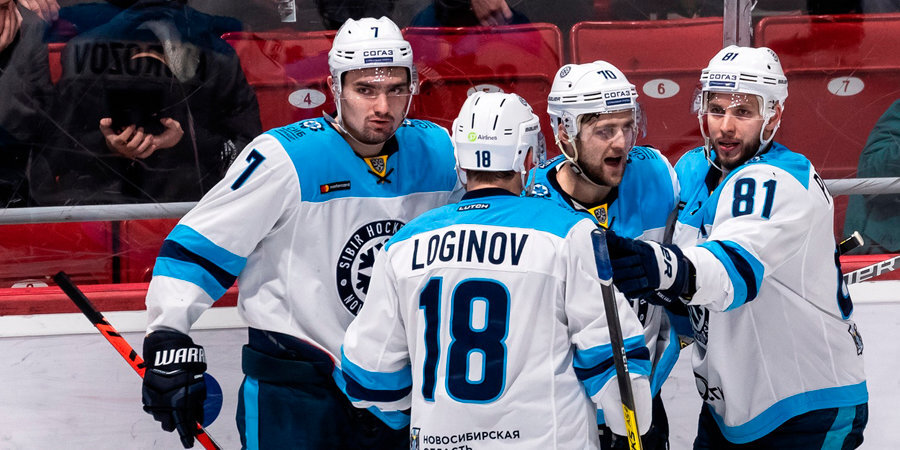 «Сибирь» продлила победную серию до шести матчей в игре с «Трактором»