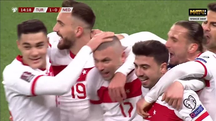 Турция - Нидерланды - 4:2. Голы (видео)