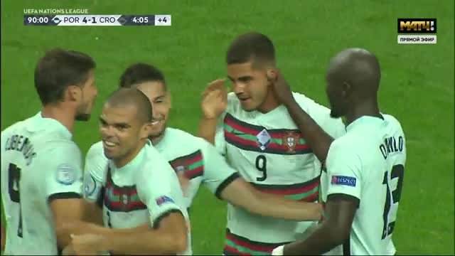 Португалия - Хорватия. 4:1. Андре Силва (видео)