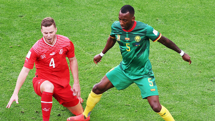 Швейцария — Камерун — 1:0: воспитанник «Локомотива» Ондуа вышел на замену на 68-й минуте матча ЧМ-2022