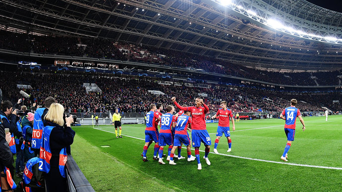 Матч ЦСКА с «Реалом» в Лиге чемпионов собрал 71 811 зрителей