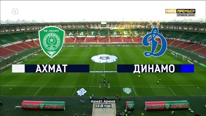 Ахмат - Динамо - 0:0. Лучшие моменты (видео)
