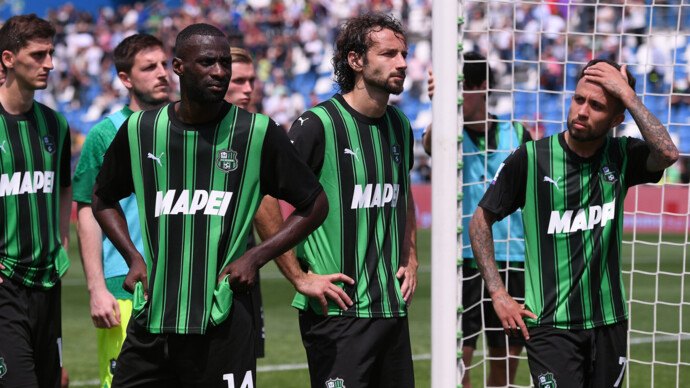 «Сассуоло» вылетел в Серию B после 11 сезонов в высшем дивизионе