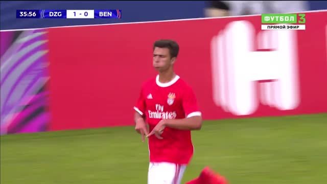 Динамо Загреб-м - Бенфика-м. 1:1. Хенрике Араужу (видео)