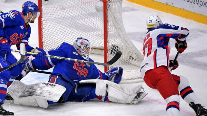 ЦСКА обыграл СКА в третьем овертайме первого матча финала Западной конференции КХЛ