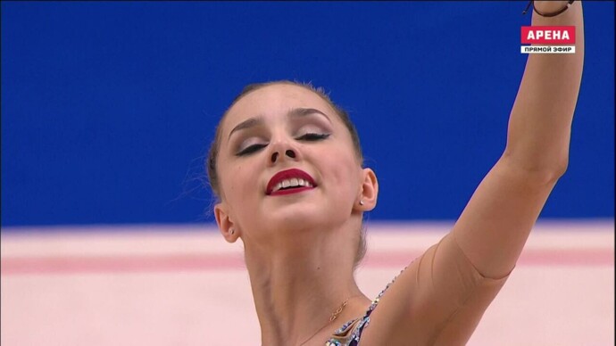 Мария Борисова выиграла золото в упражнении с обручем (видео). Художественная гимнастика. Индивидуальная программа. Игры БРИКС (видео)