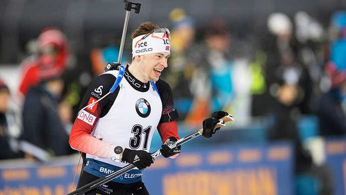 Норвежец Легрейд — лучший биатлонист недели на Кубке мира