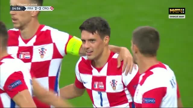 Франция - Хорватия. 2:2. Йосип Брекало (видео)