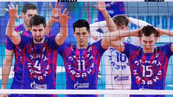 Казанский «Зенит» стал 12‑кратным чемпионом России по волейболу