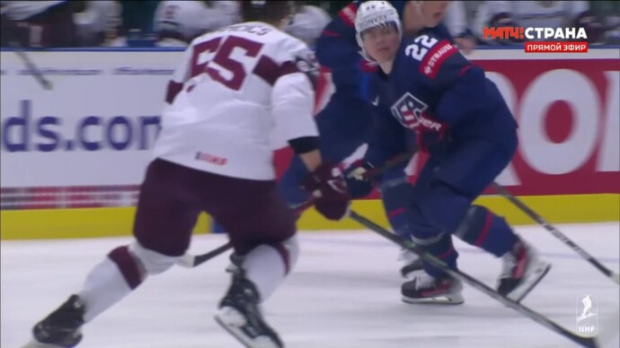 Латвия - США. Голы (видео). Чемпионат мира. Хоккей (видео)