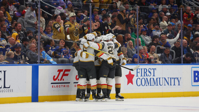 «Вегас» обыграл «Сент‑Луис» в матче НХЛ, Дорофеев набрал два очка