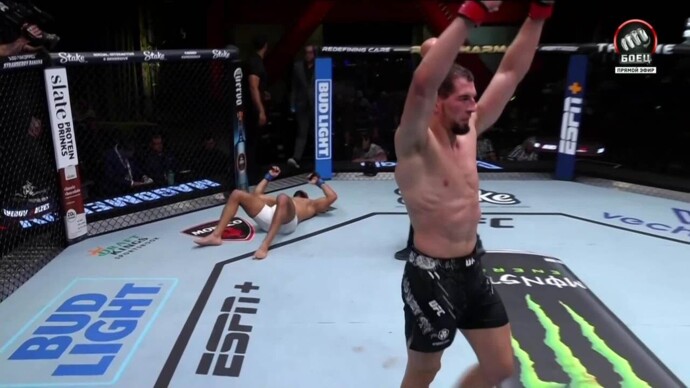 Абусупьян Магомедов победил Ворли Алвеса (видео). UFC Fight Night (видео)